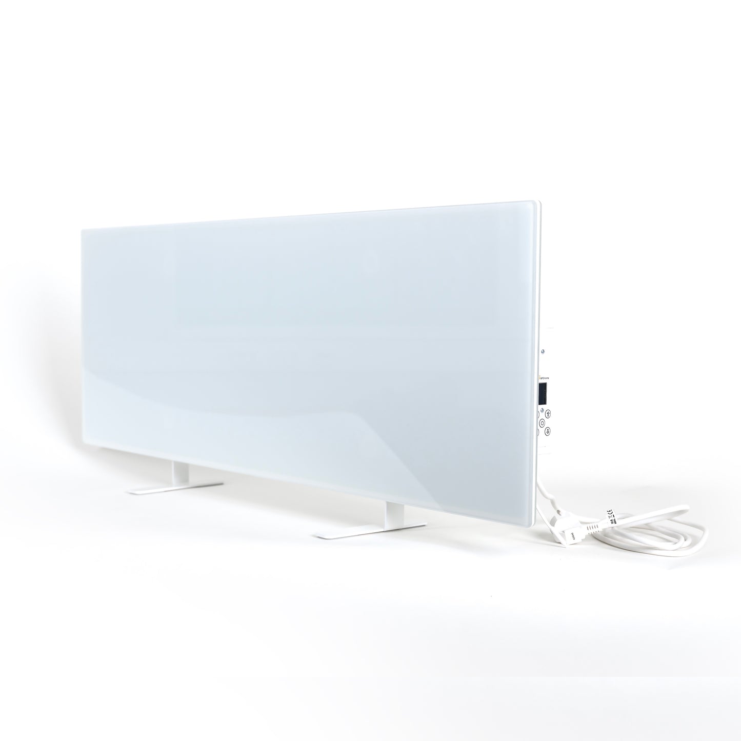 Premium Infrared Glass Heater, White 670W