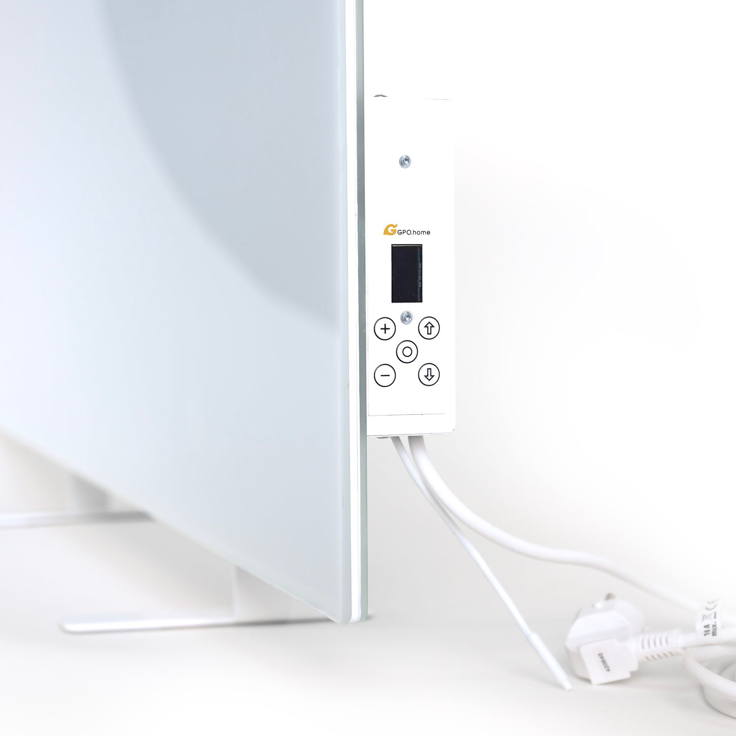 Premium Infrared Glass Heater, White 670W