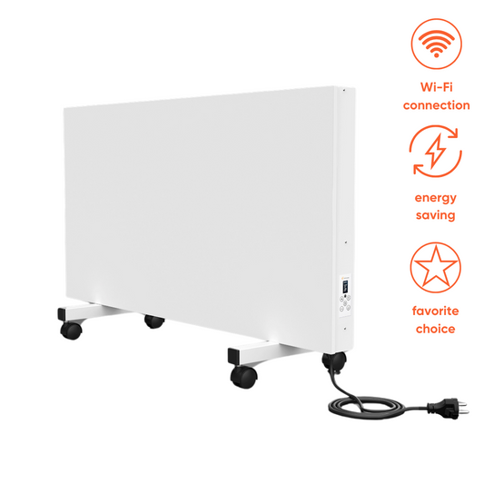 WSP120: Powerful ceramic convection 1000W heating panel with Wi-Fi